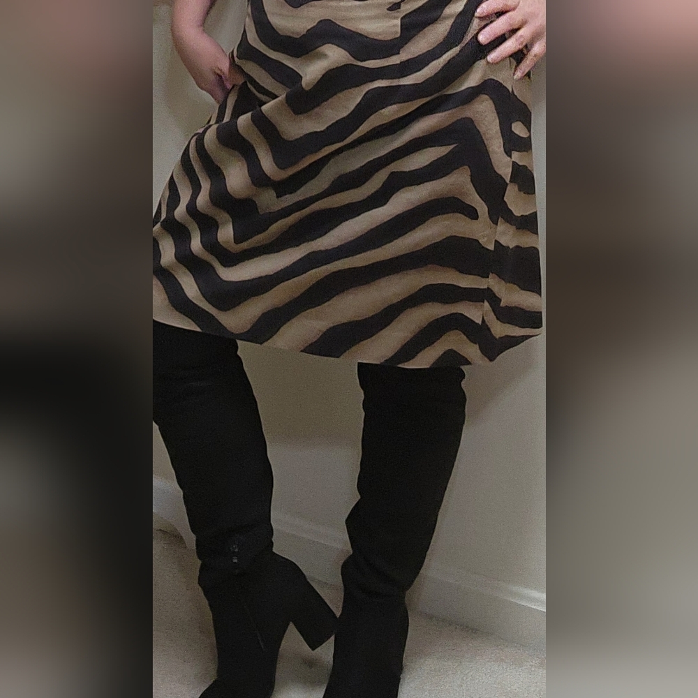 LAUREN Ralph Lauren Tiger Print Skirt Size 16W